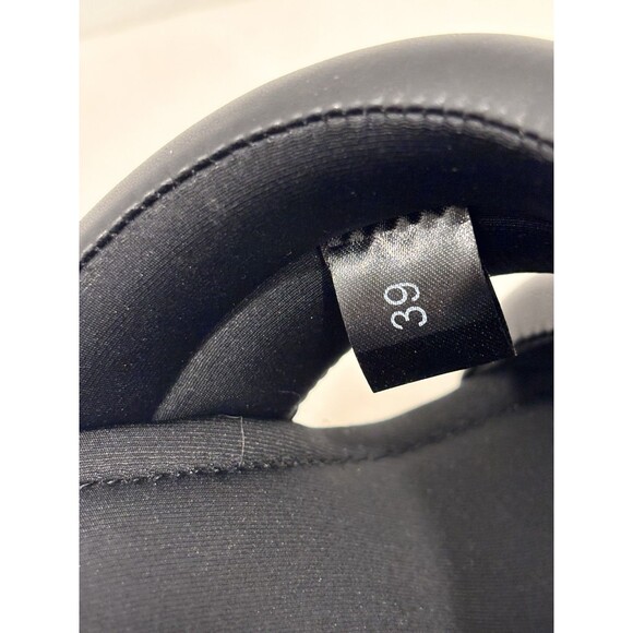 ROAM Black Platform Espadrille Wedge Slide Sandals Women’s Size 39 Padded Strap - Picture 9 of 10